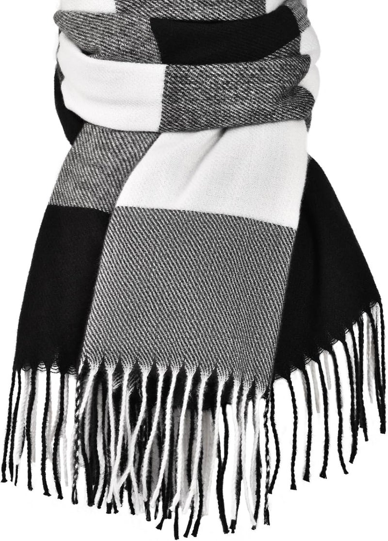 Pleneal Scarf for Women, Womens Winter/Fall Scarf,Long Plaid Shawls and Wraps, Cashmere Feel Blanket Pashmina Scarves - Image 1